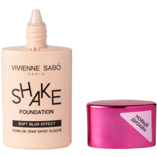 VIVIENNE SABO крем тональный с натуральным блюр эффектом shake foundation т.02